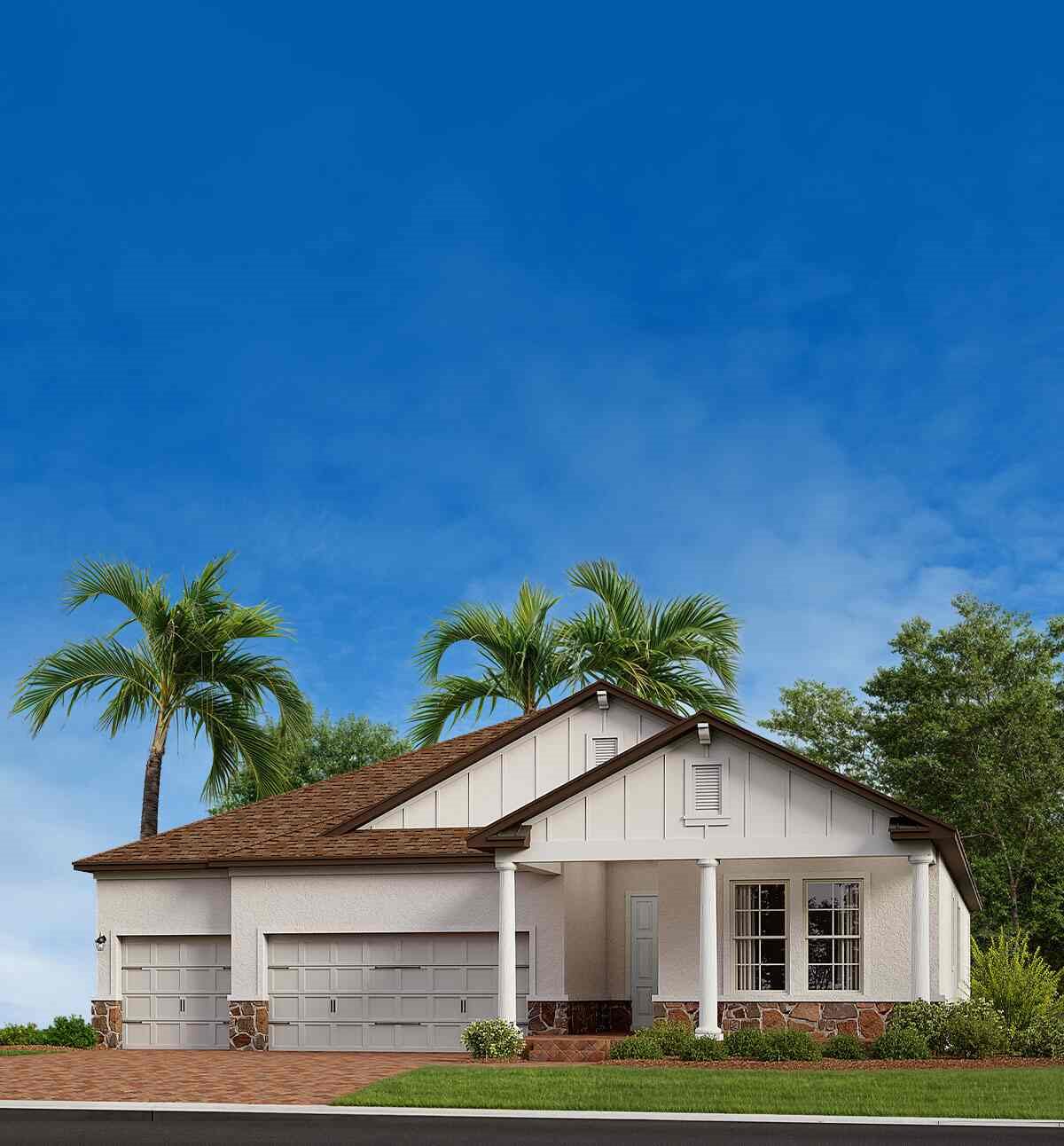 Exterior of a Lennar home